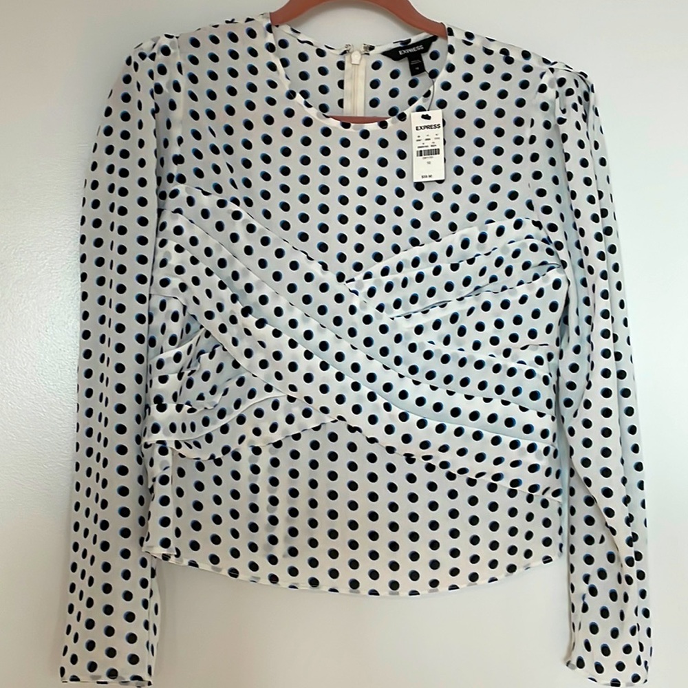 NWT Express Polka dot top